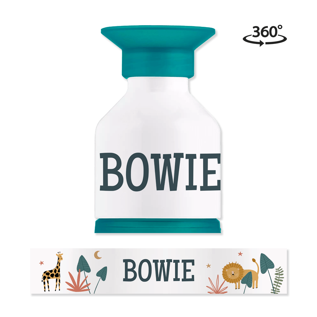 Dopper drinkfles met naam en jungledieren