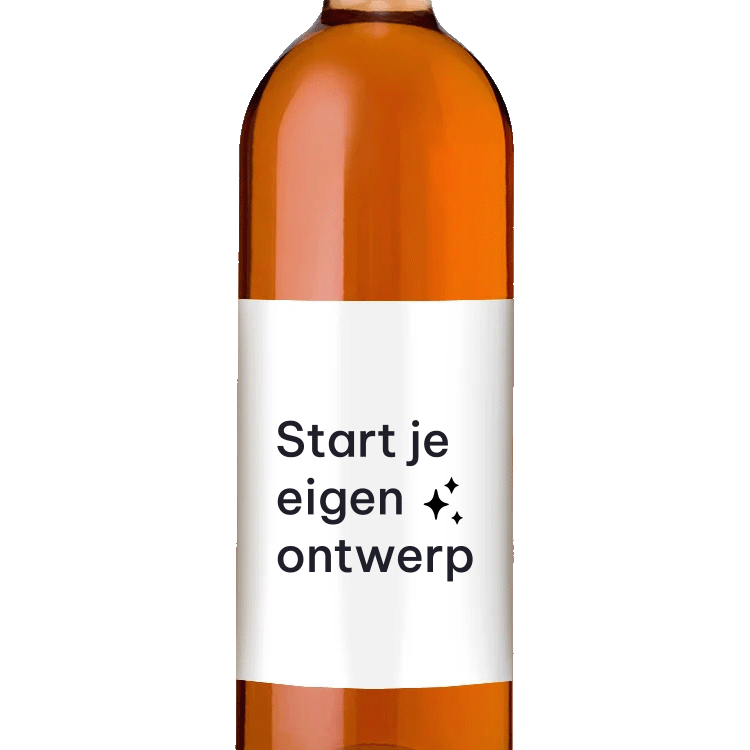 Wijnetiket feest zelf maken staand - per 5 stuks