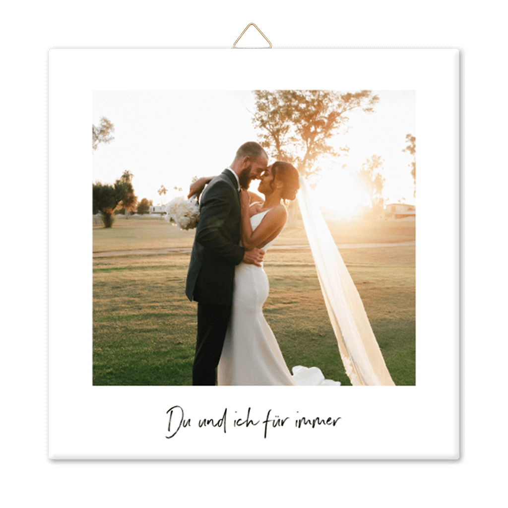 Foto-Keramikfliese Du und ich