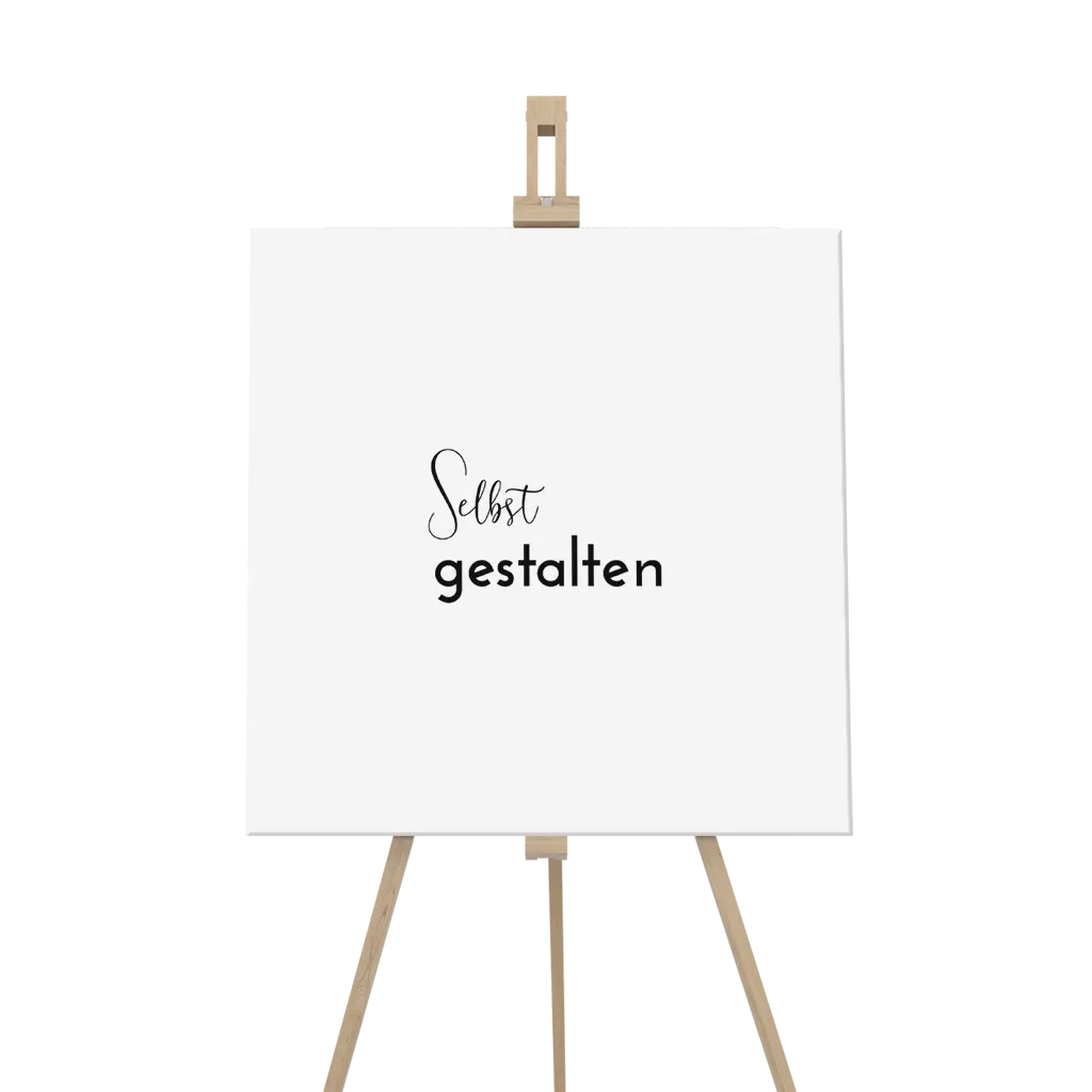 Willkommensschild Reboard-Karton Quadratisch selbst gestalten