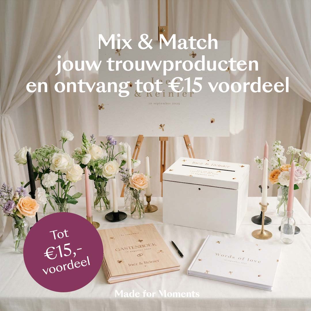 Promo trouwen voordeel