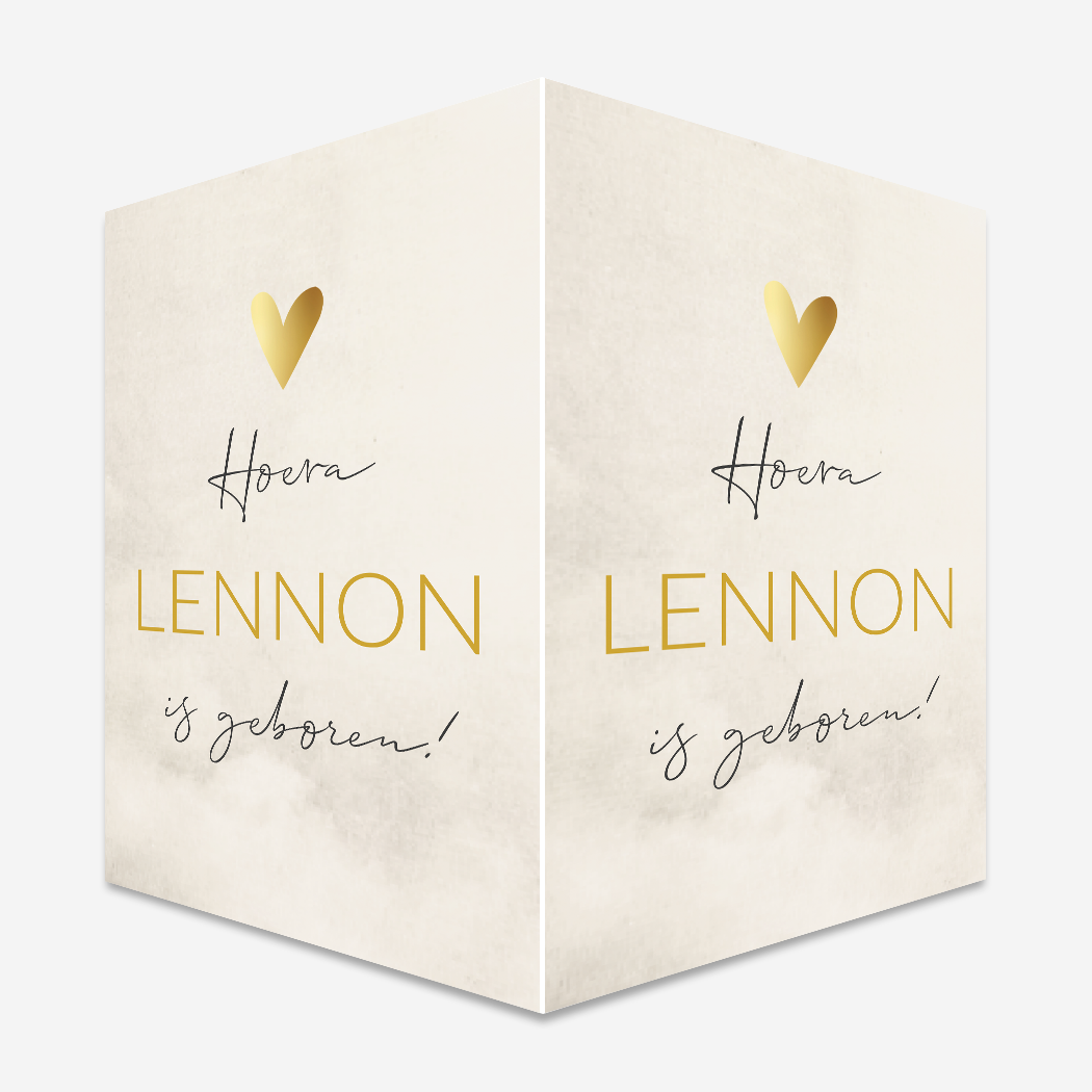 Geboortebord voor aan het raam