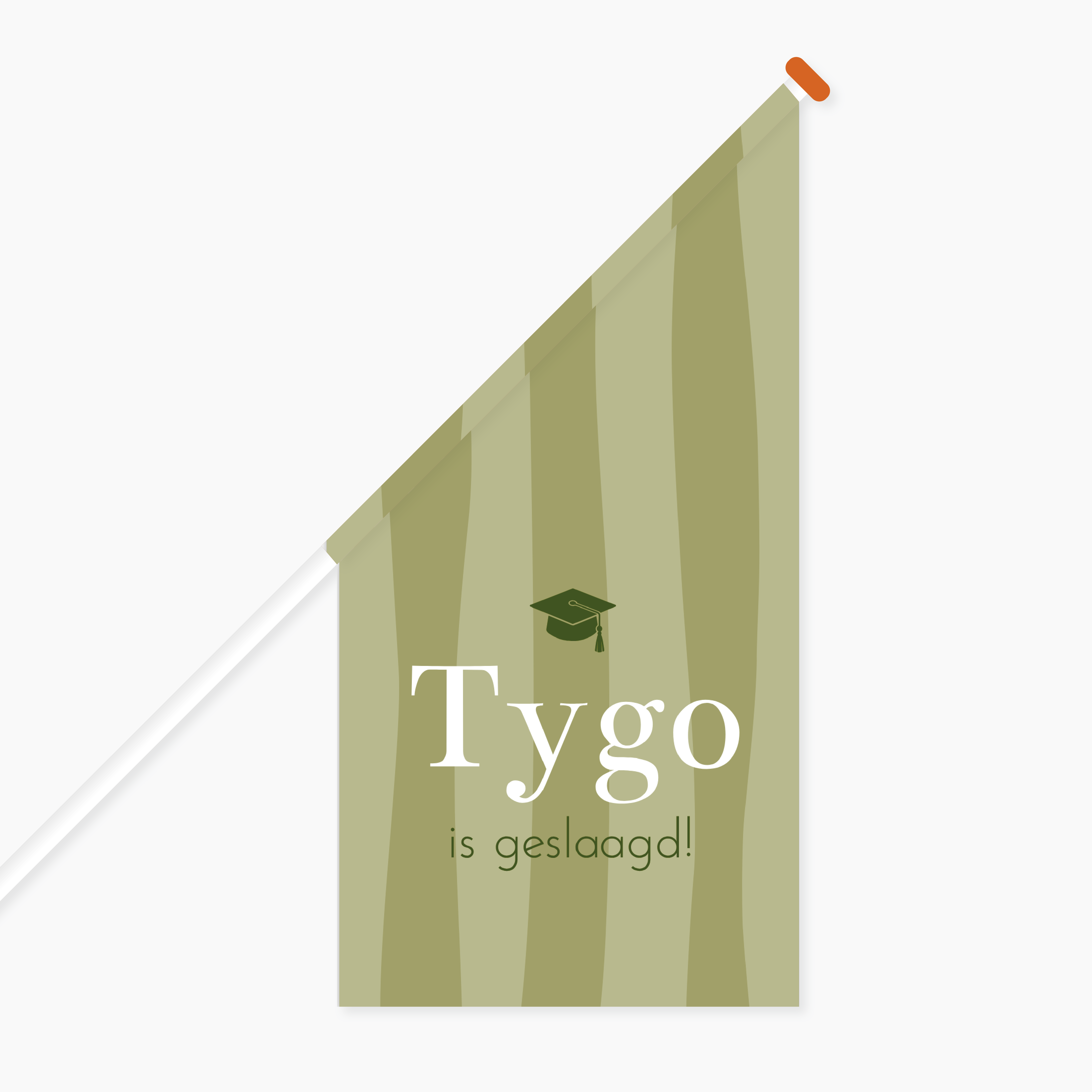 Geslaagd Diploma XL vlag 