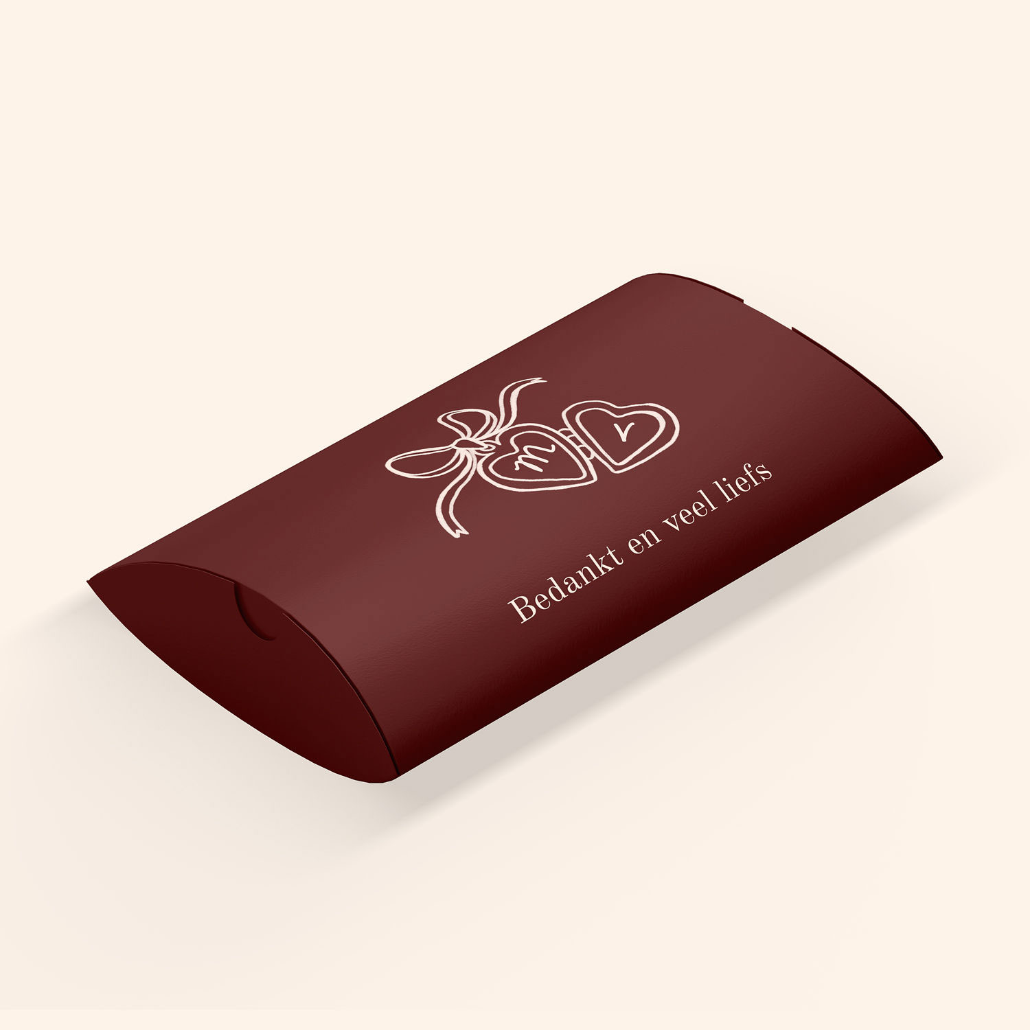 Gondeldoosje bedankje medaillon