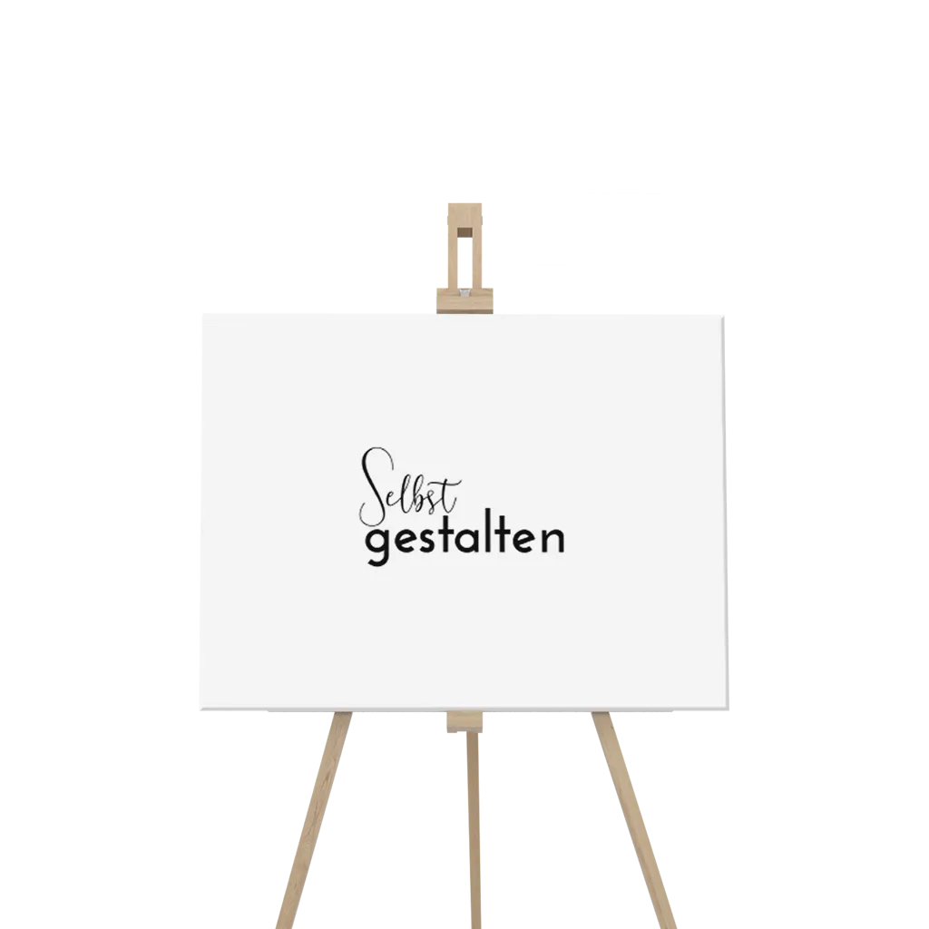 Willkommensschild Reboard-Karton Querformat selbst gestalten