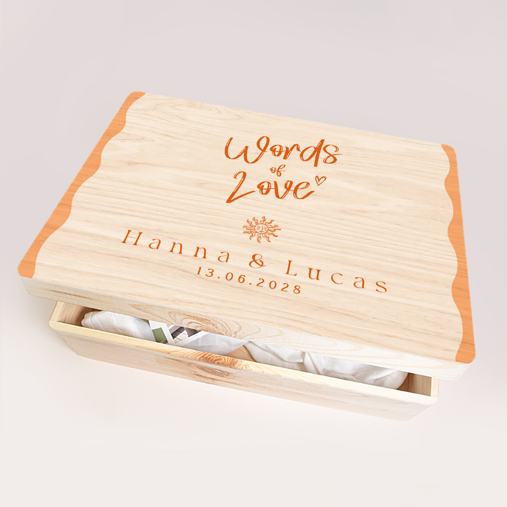 Memorybox zomer Italiaanse bruiloft