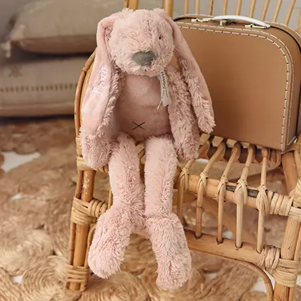 Happy Horse konijn Richie knuffel oudroze