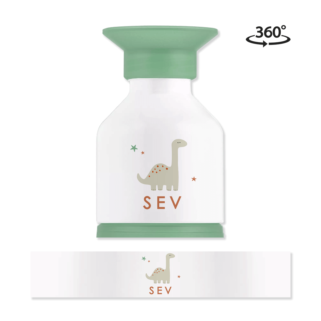 Dopper drinkfles met dino en naam