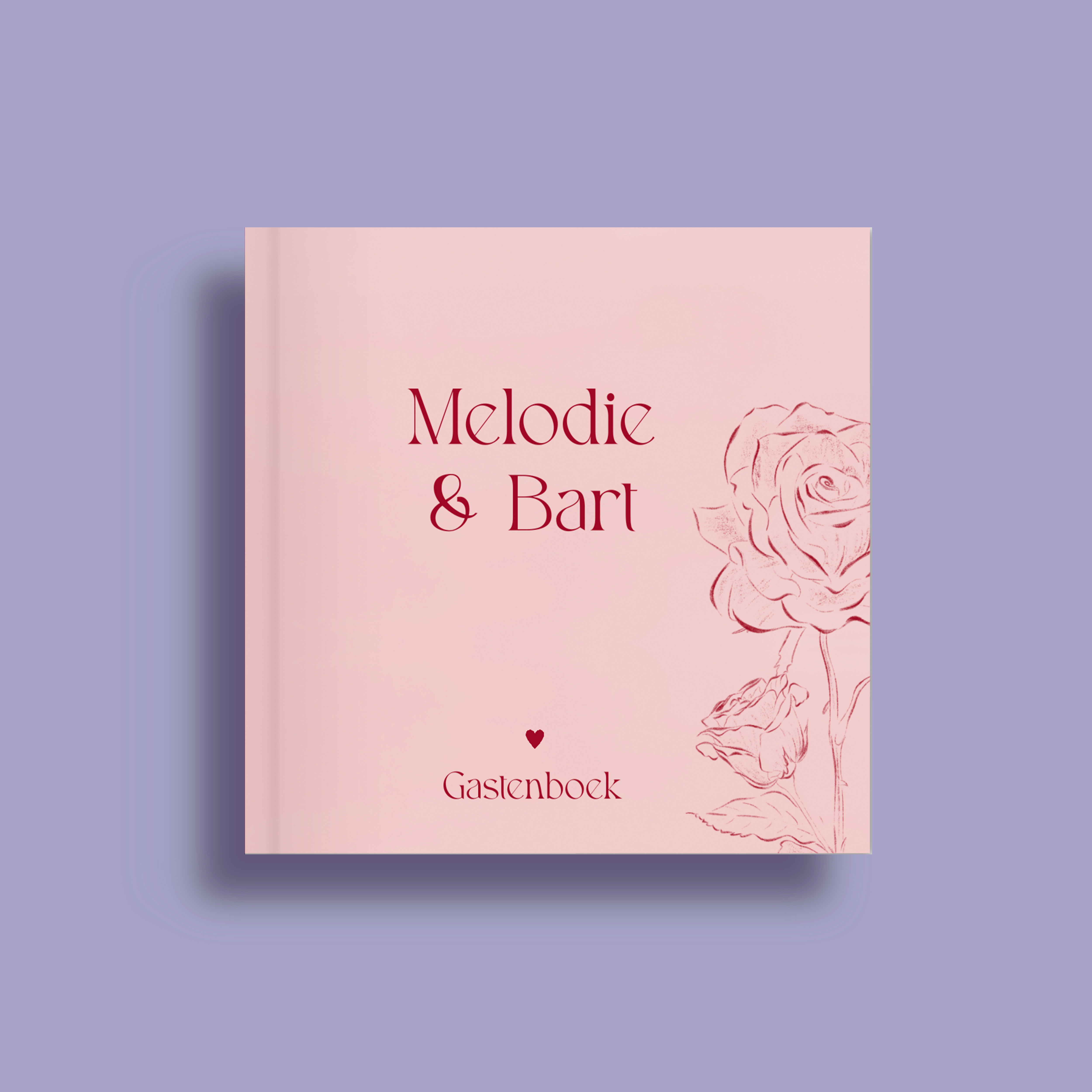 Gastenboek roos