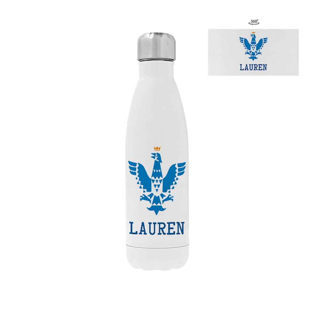 Drinkfles RVS met naam en logo