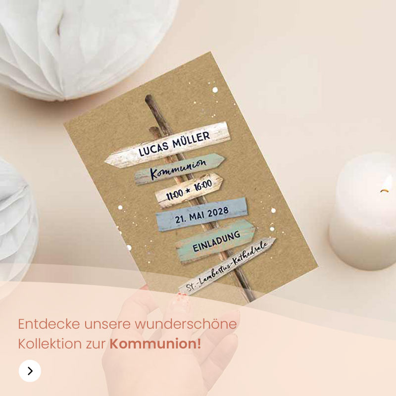 Promo Karten Kommunion