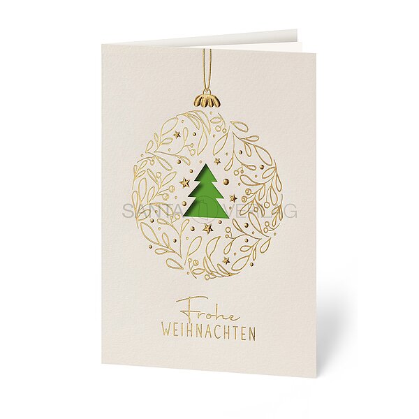 Glitzernde Weihnachtskugel 67609