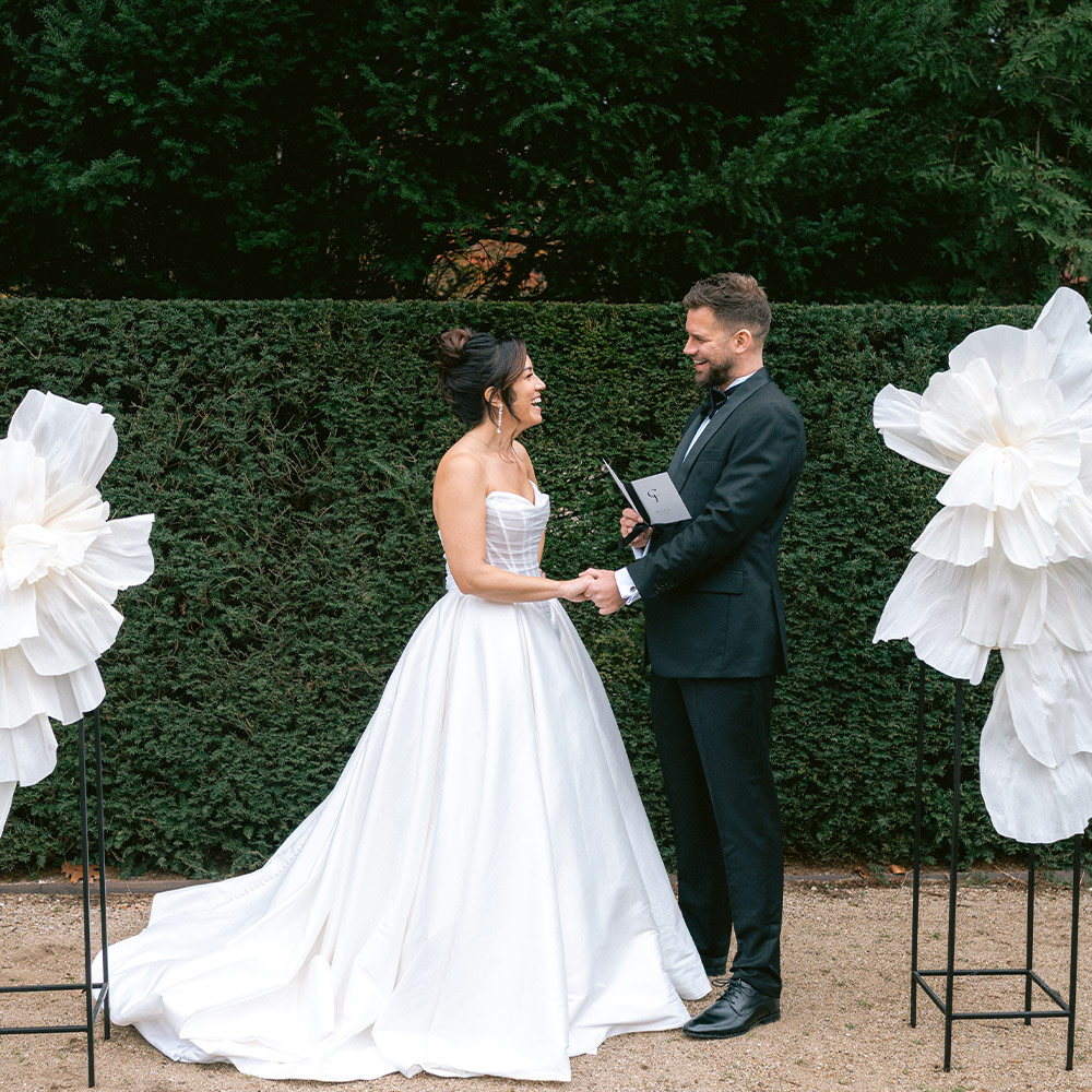 Geloftenboekje bruiloft chic his vows