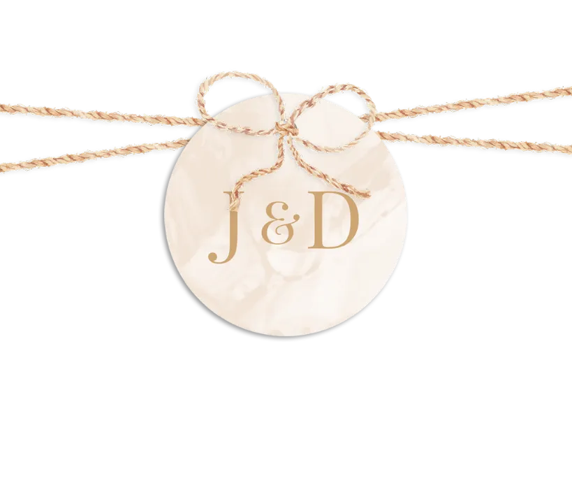 Anhänger rund Marmorlook 40 mm ø - 16 Stück