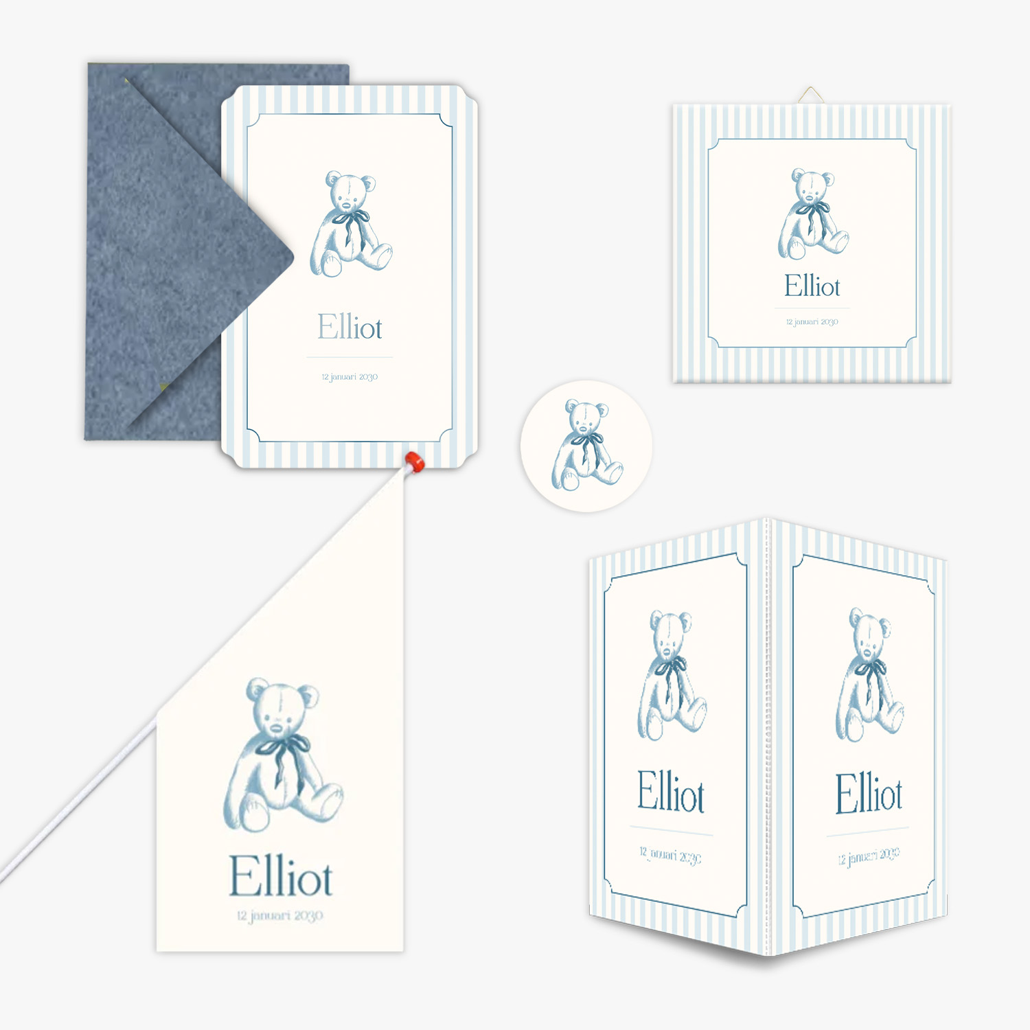 doorlink geboortekaartjes set rianne meijer