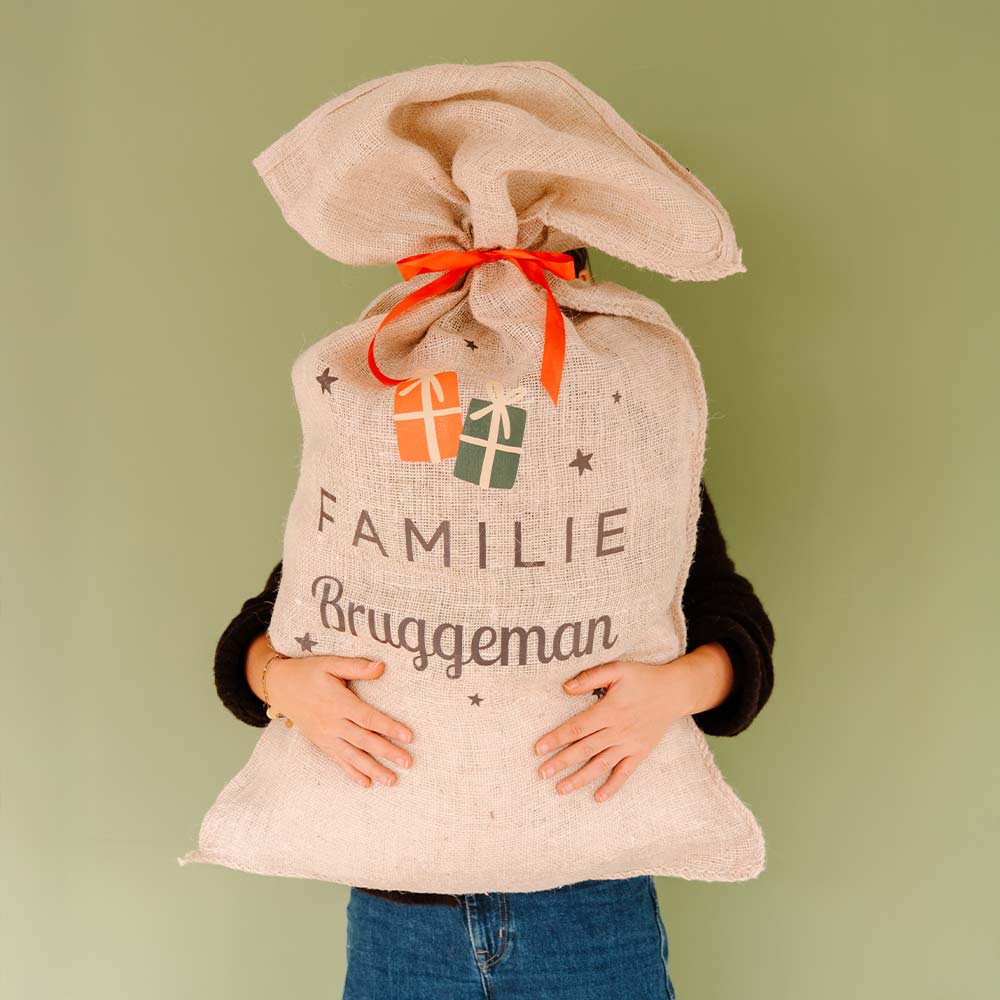 Sinterklaas jutezak met illustraties en naam