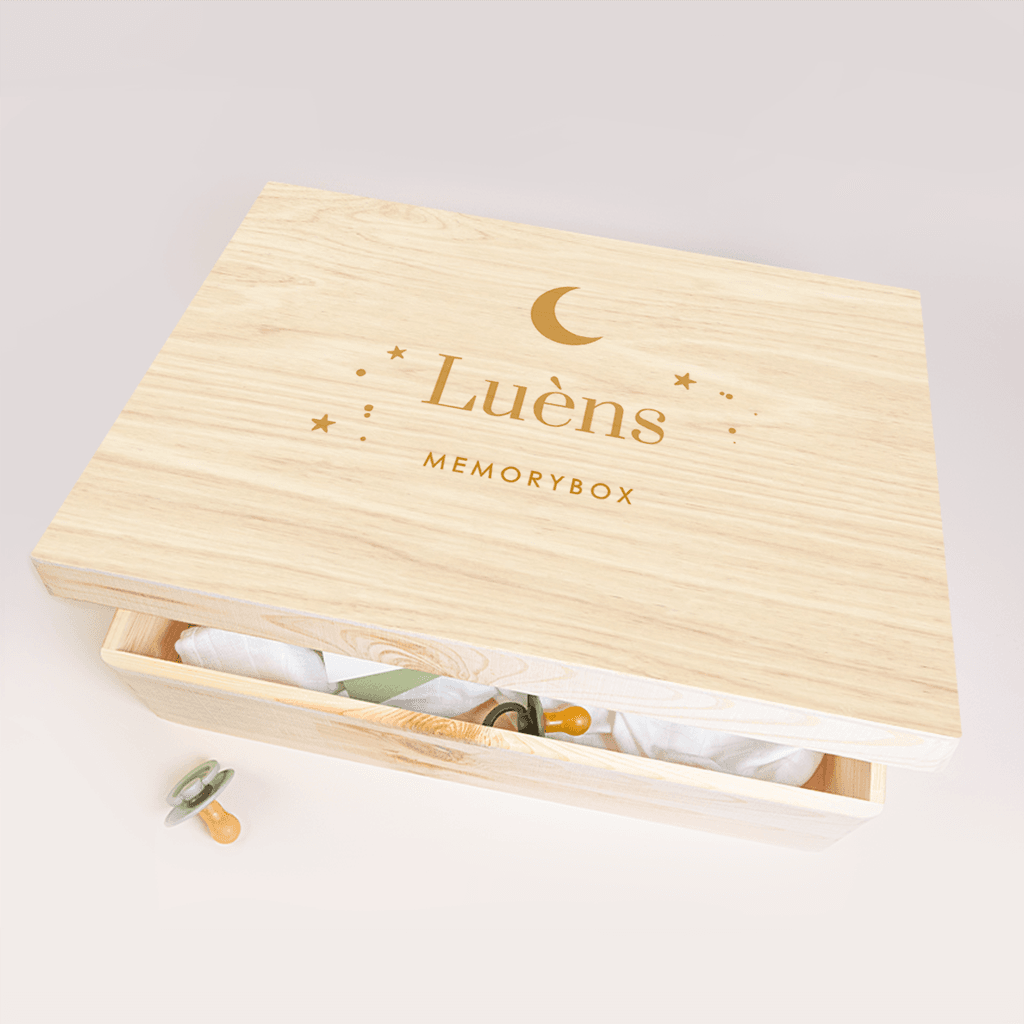 Memorybox met gouden maantje