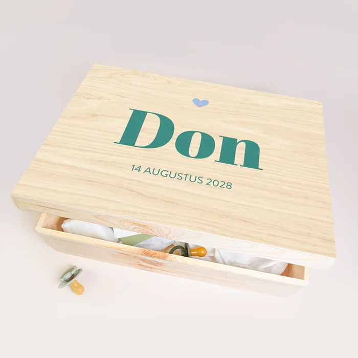 Memorybox hout color blocking trend