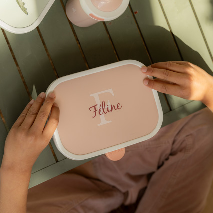 Mepal broodtrommel Campus met naam en initiaal