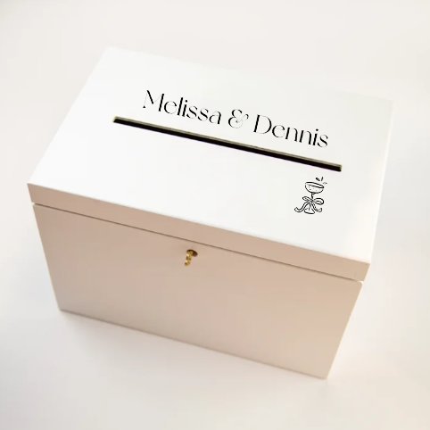 Enveloppenkist champagneglas Melissa Dennis
