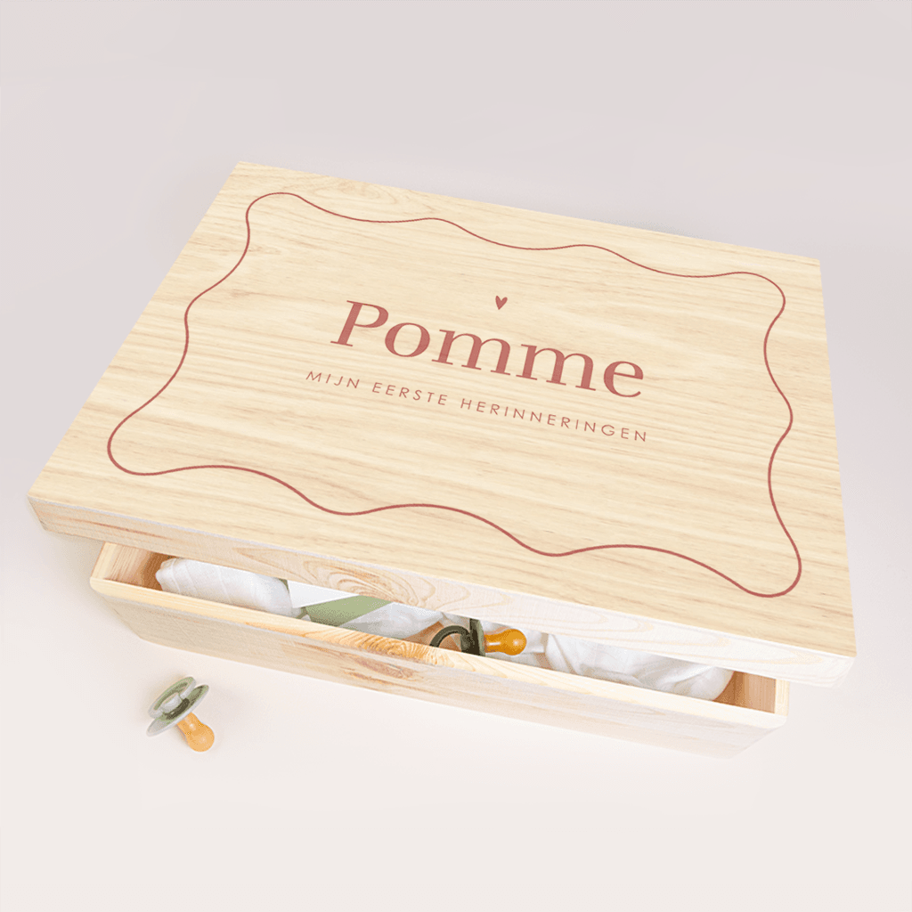 Memorybox baby roze 