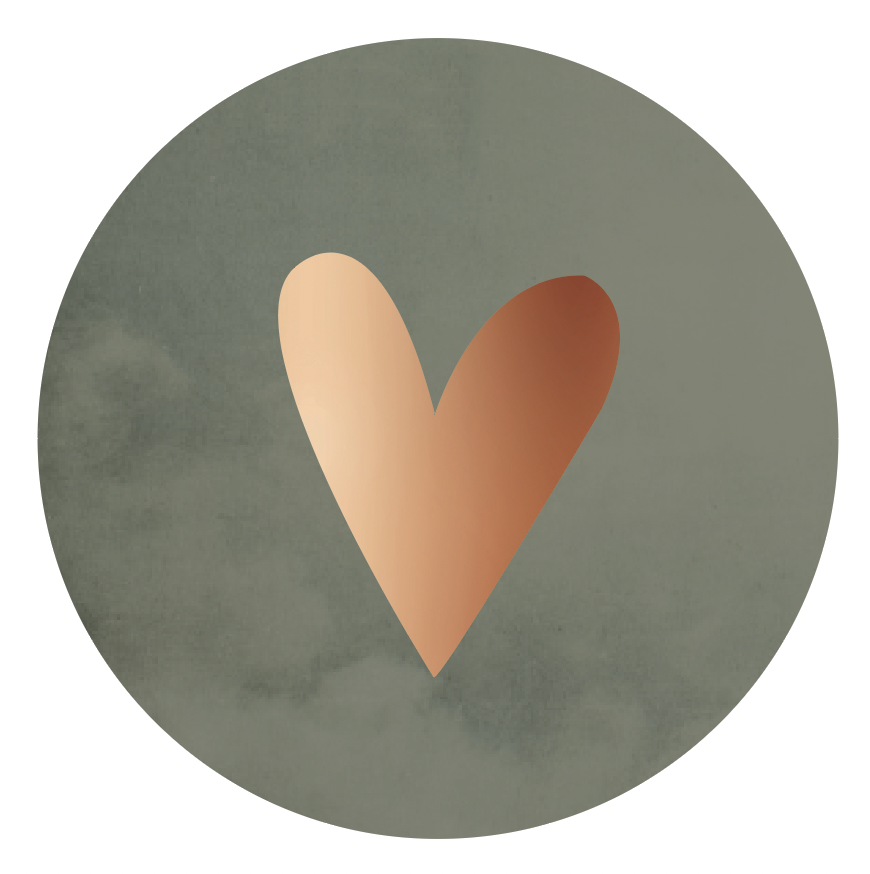 Dummy sticker hartje groen koper