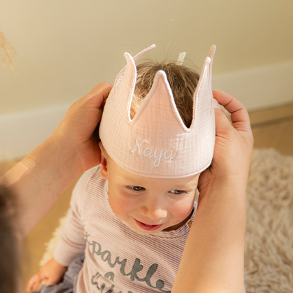 Jollein verjaardagskroon met naam