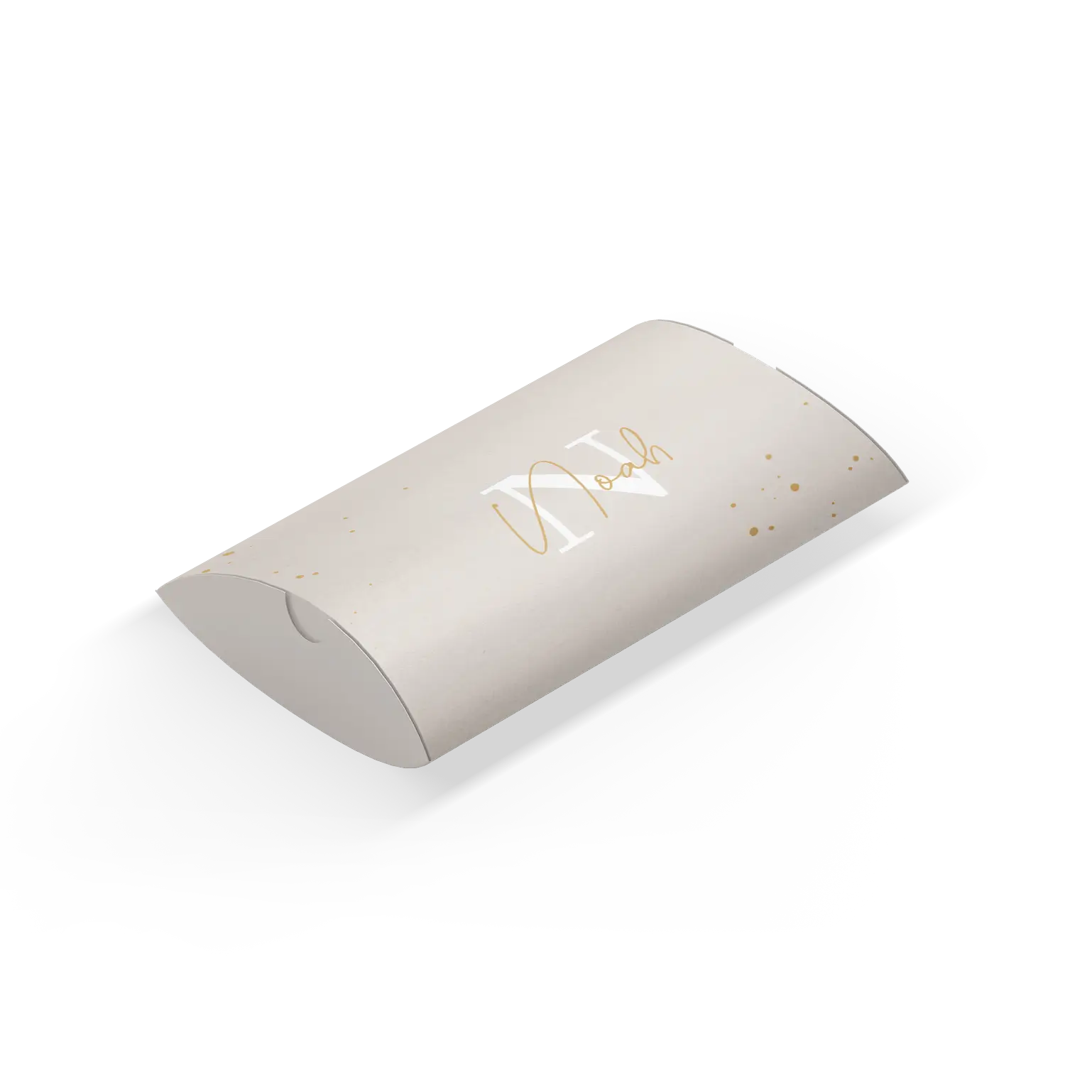 Gondeldoosje beige met initiaal
