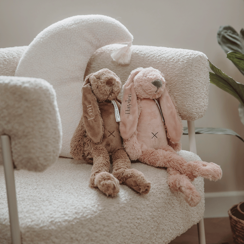 Beige knuffel met naam | Happy Horse konijn Richie