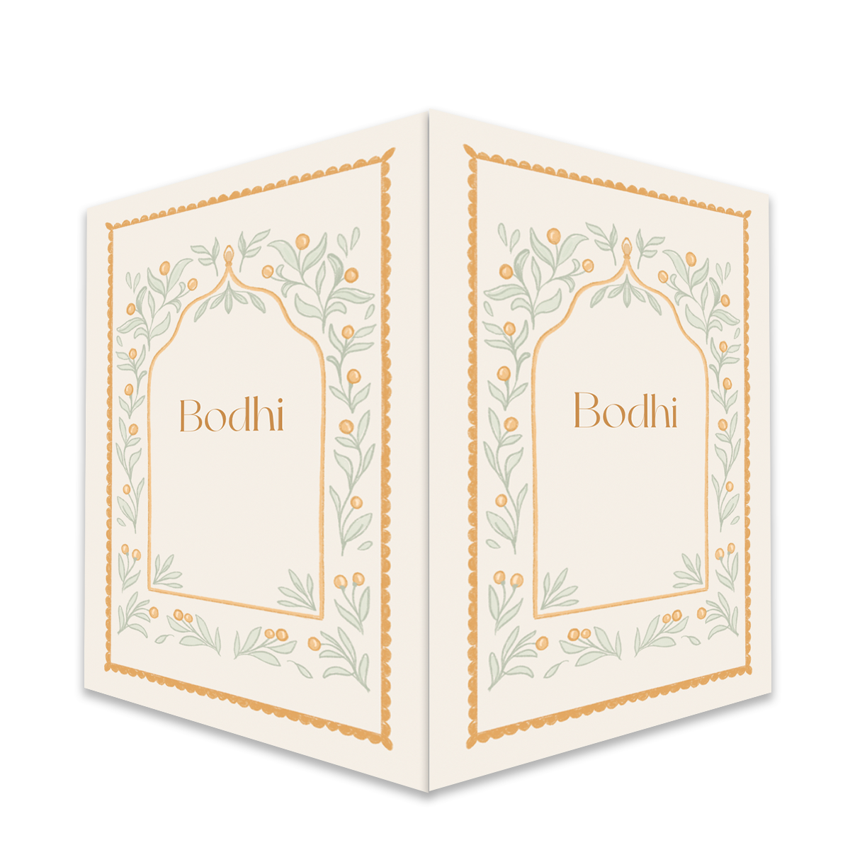 Hip botanisch raambord takjes en besjes