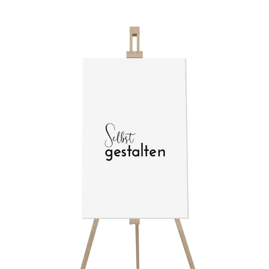 Willkommensschild Hochformat 40x60cm