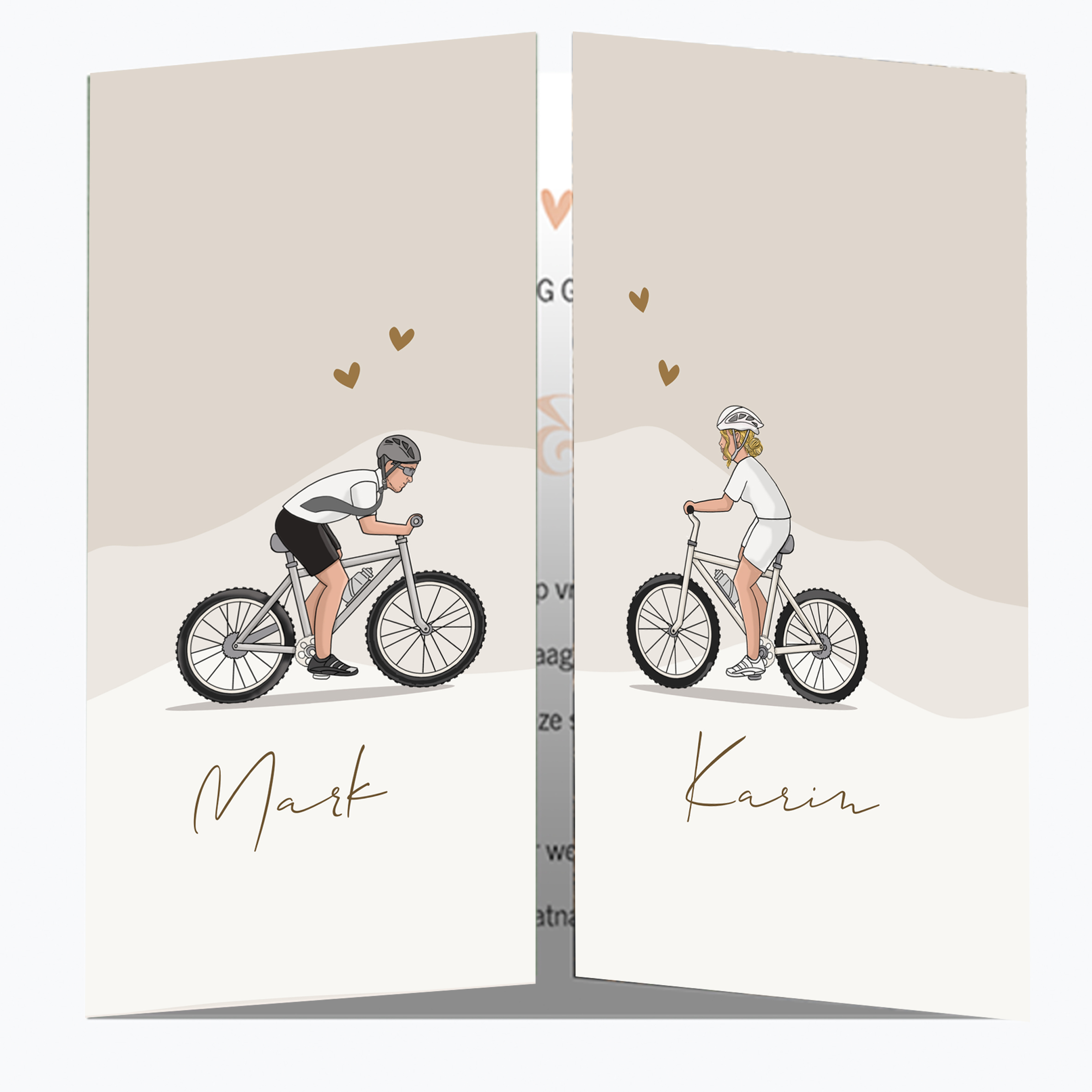 Theaterkaart mountainbike