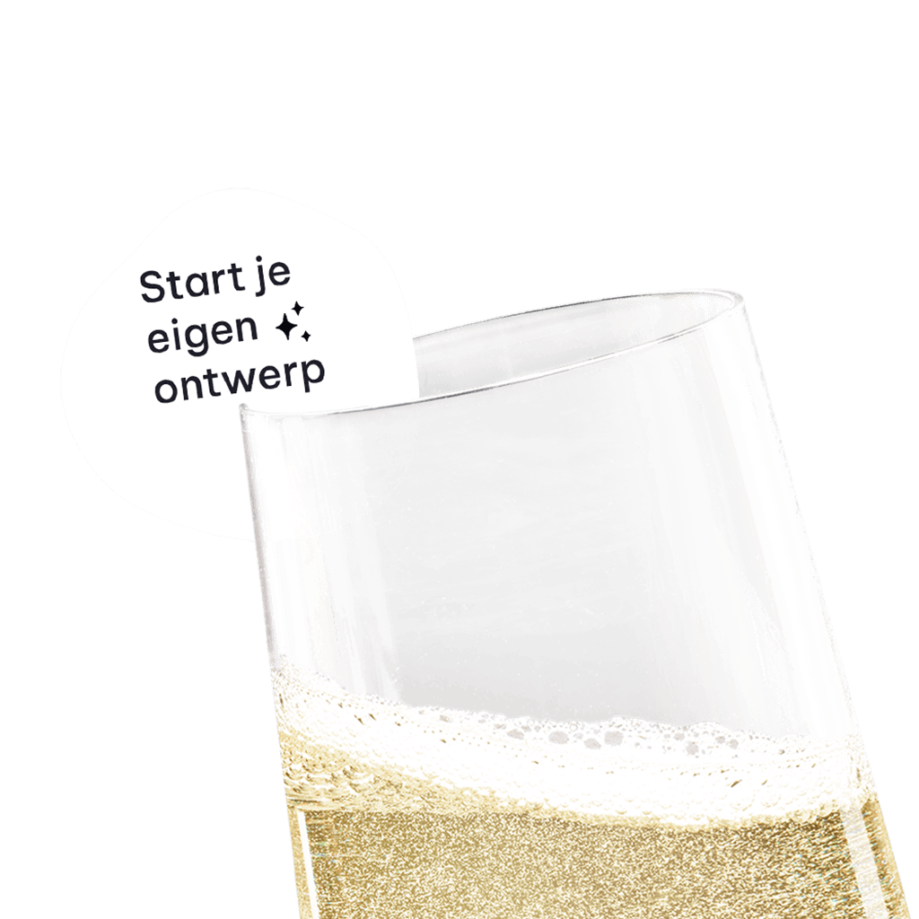 Glaslabel in organische vorm zelf maken