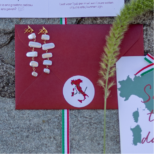 Sluitsticker Italie groen wit rood