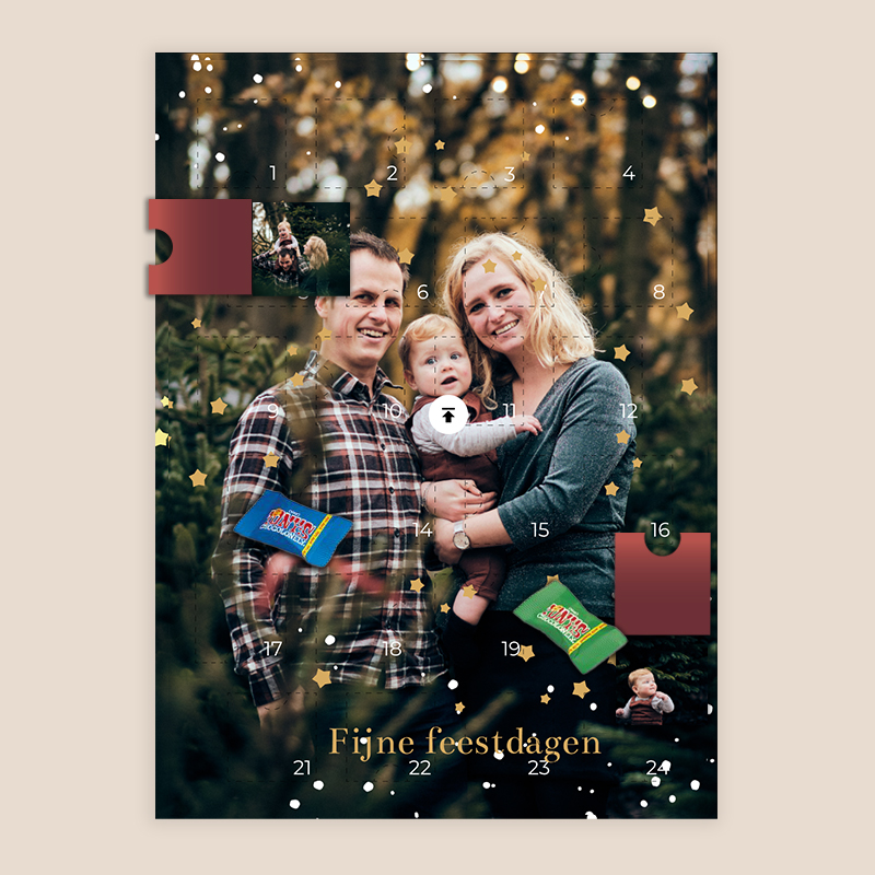 Adventskalender met foto