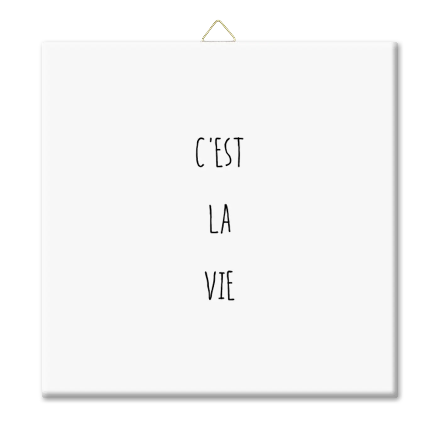 Tegeltje "C'est la vie"