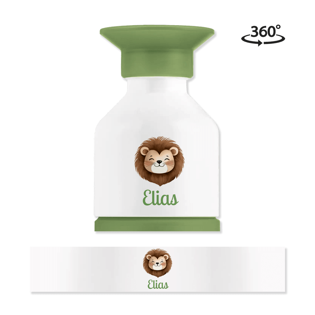 Dopper Edelstahl MINI mit Namen und Löwe