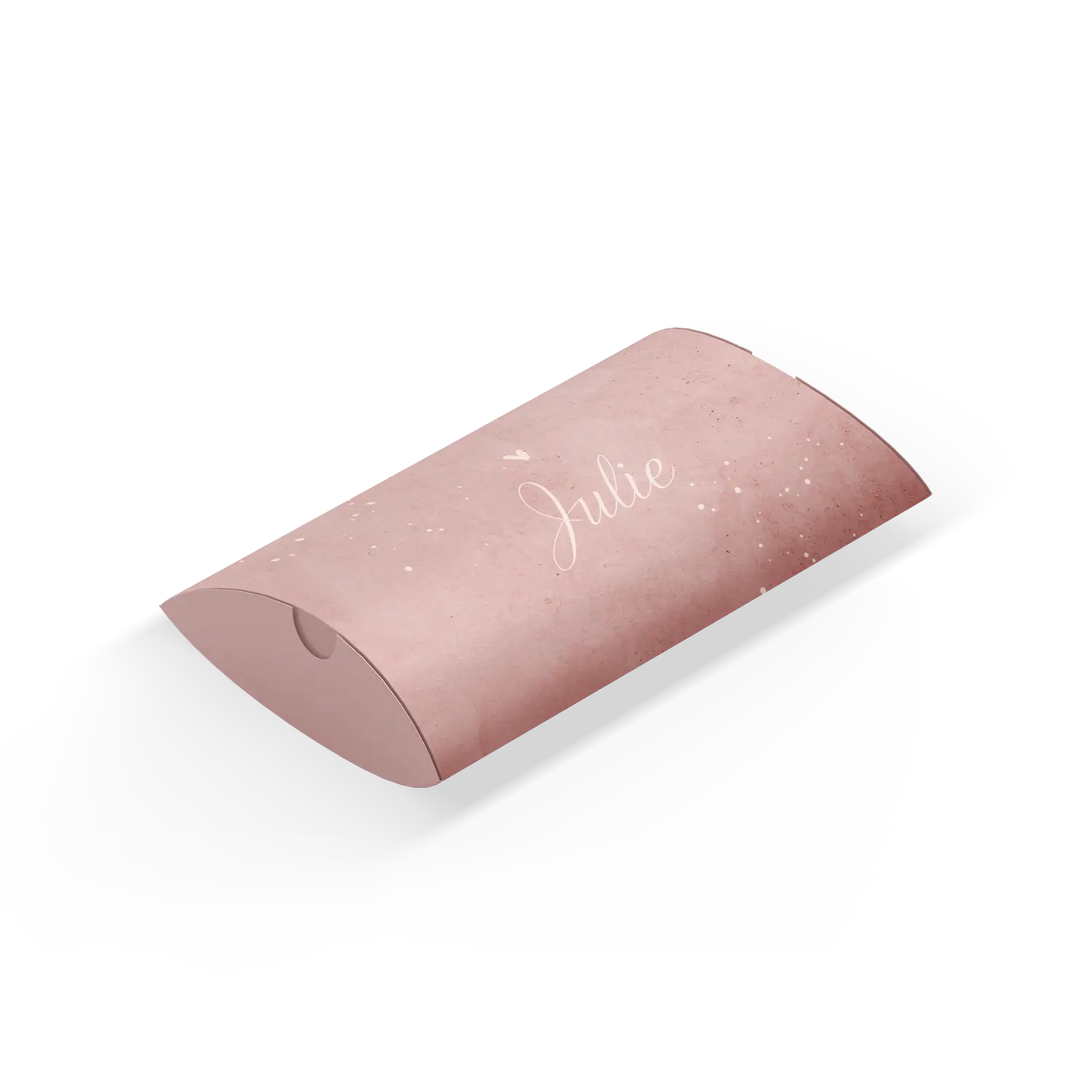 Gondeldoosje met roze velvet-look