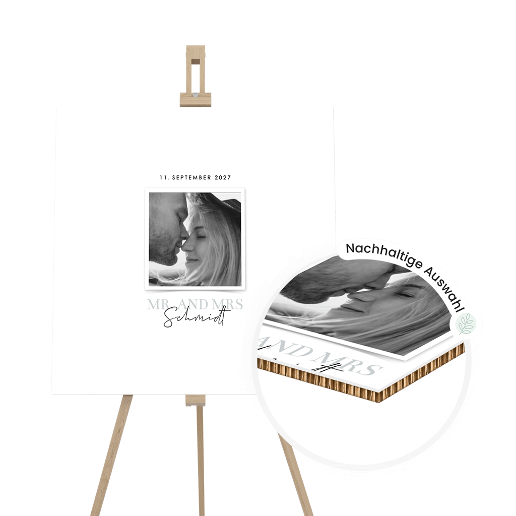 Foto-Gästebuch-Schild