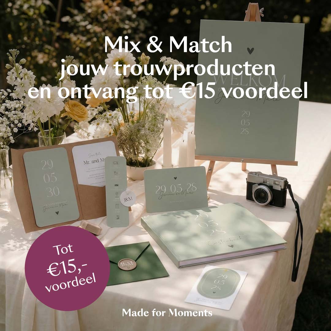 Promo trouwen voordeel