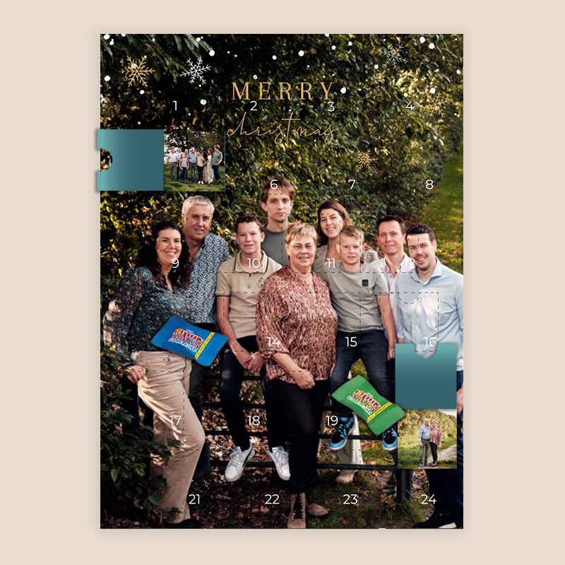 Adventskalender met foto