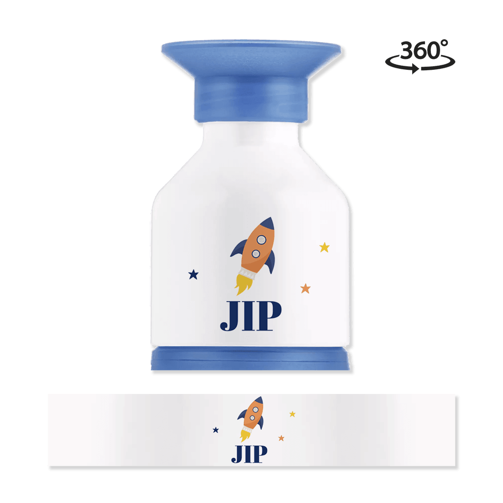 Dopper drinkfles met raket en naam