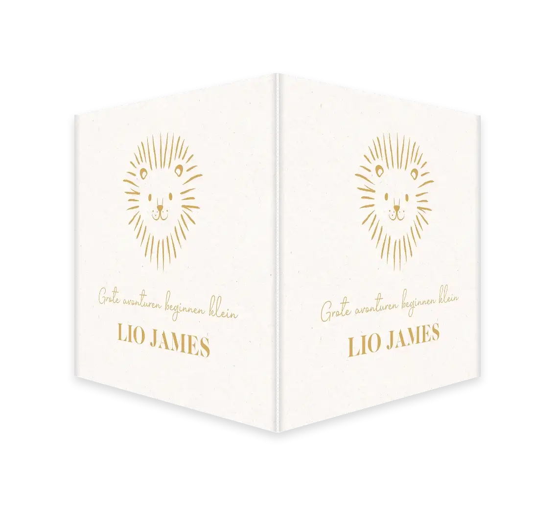 Raambord met illustratie leeuwtje