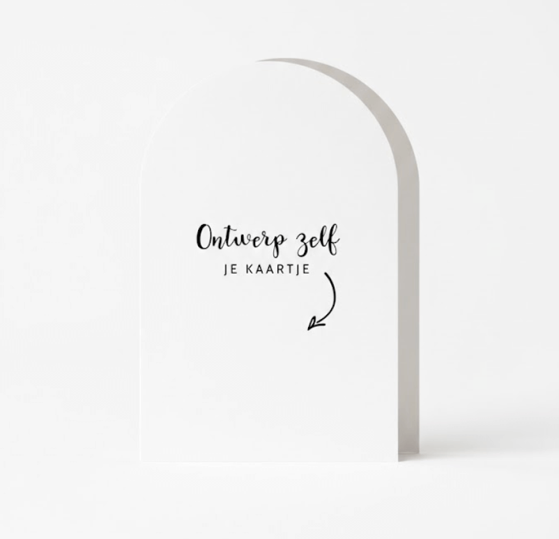 Dubbele boog zelf ontwerpen