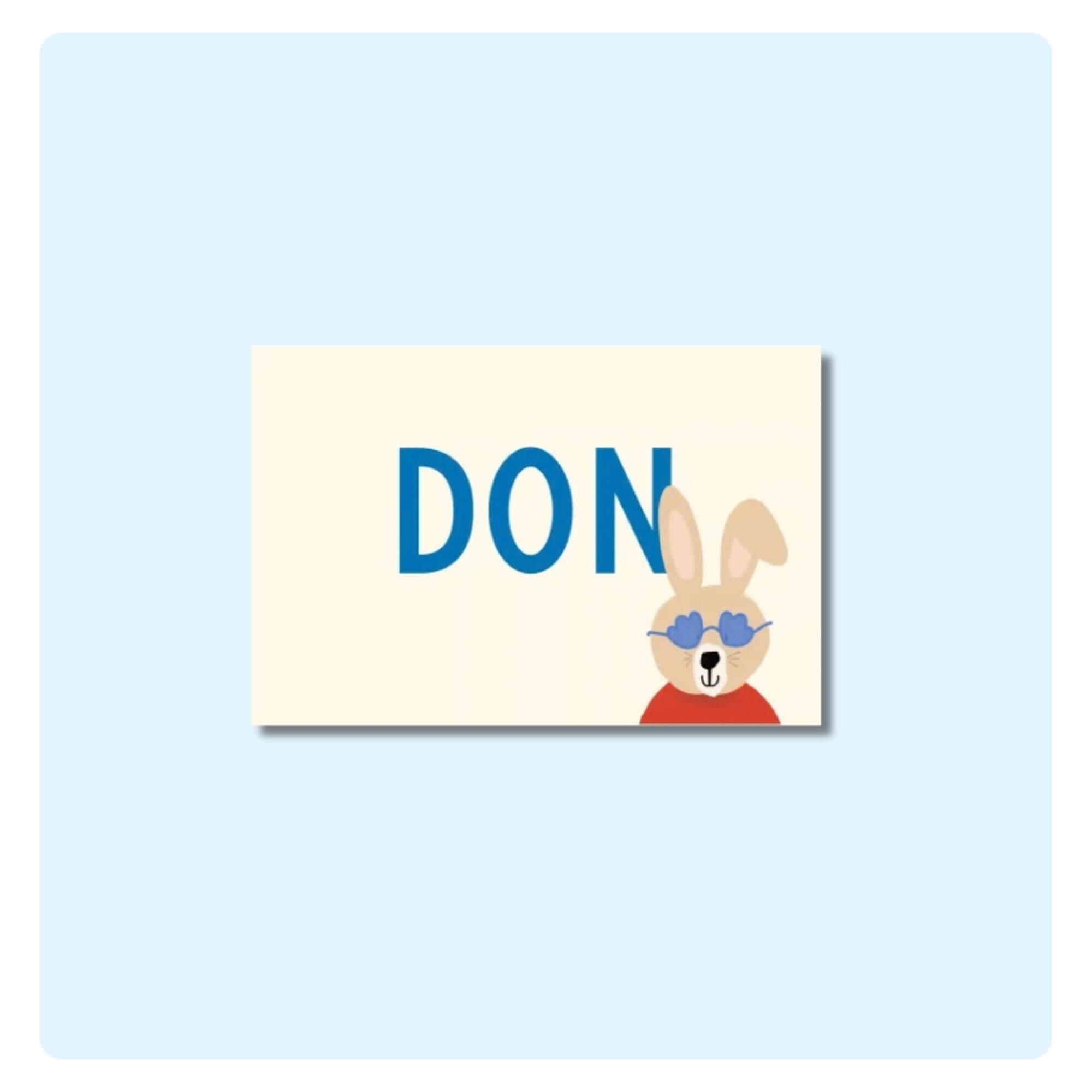 Geboortekaart | Konijn