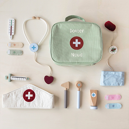 Little Dutch dokterstas met naam