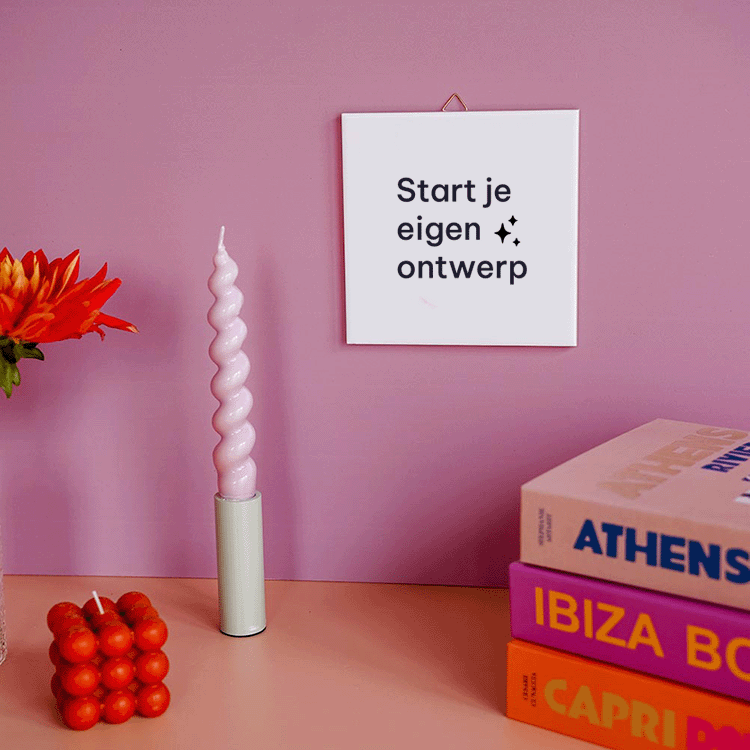 Foto tegeltje keramiek