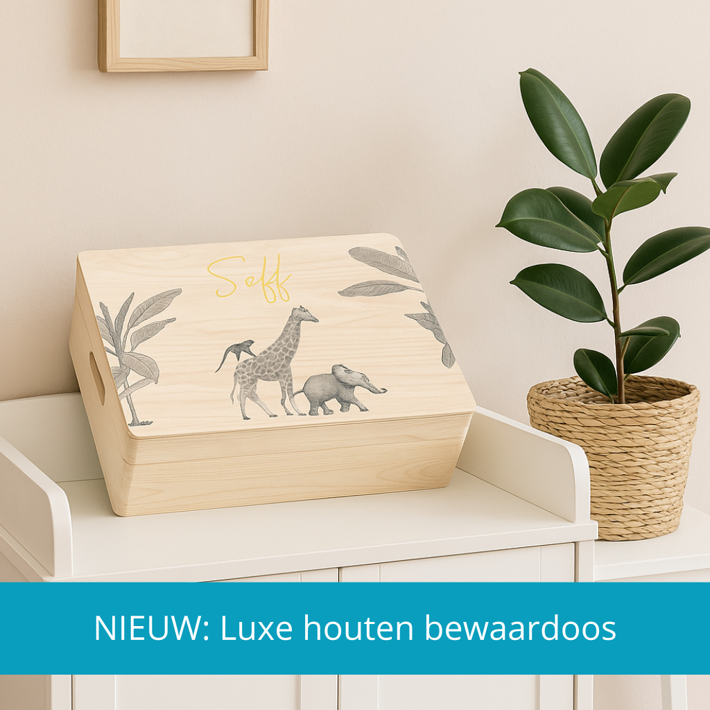 Nieuw luxe houten bewaardoos