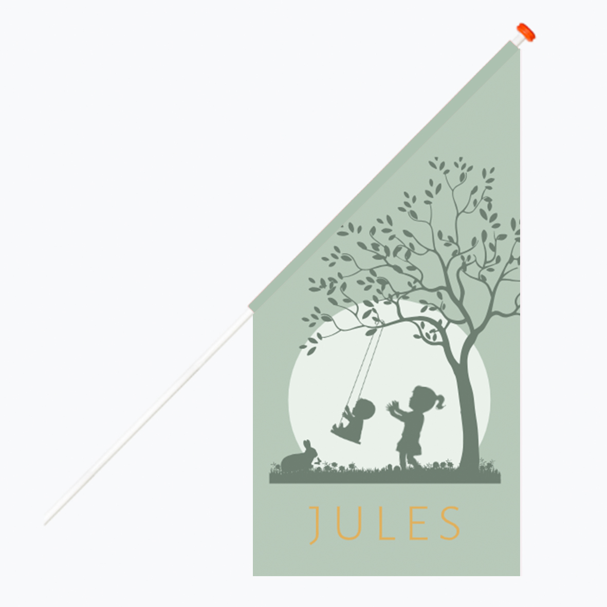 Geboortevlag schommel jongen