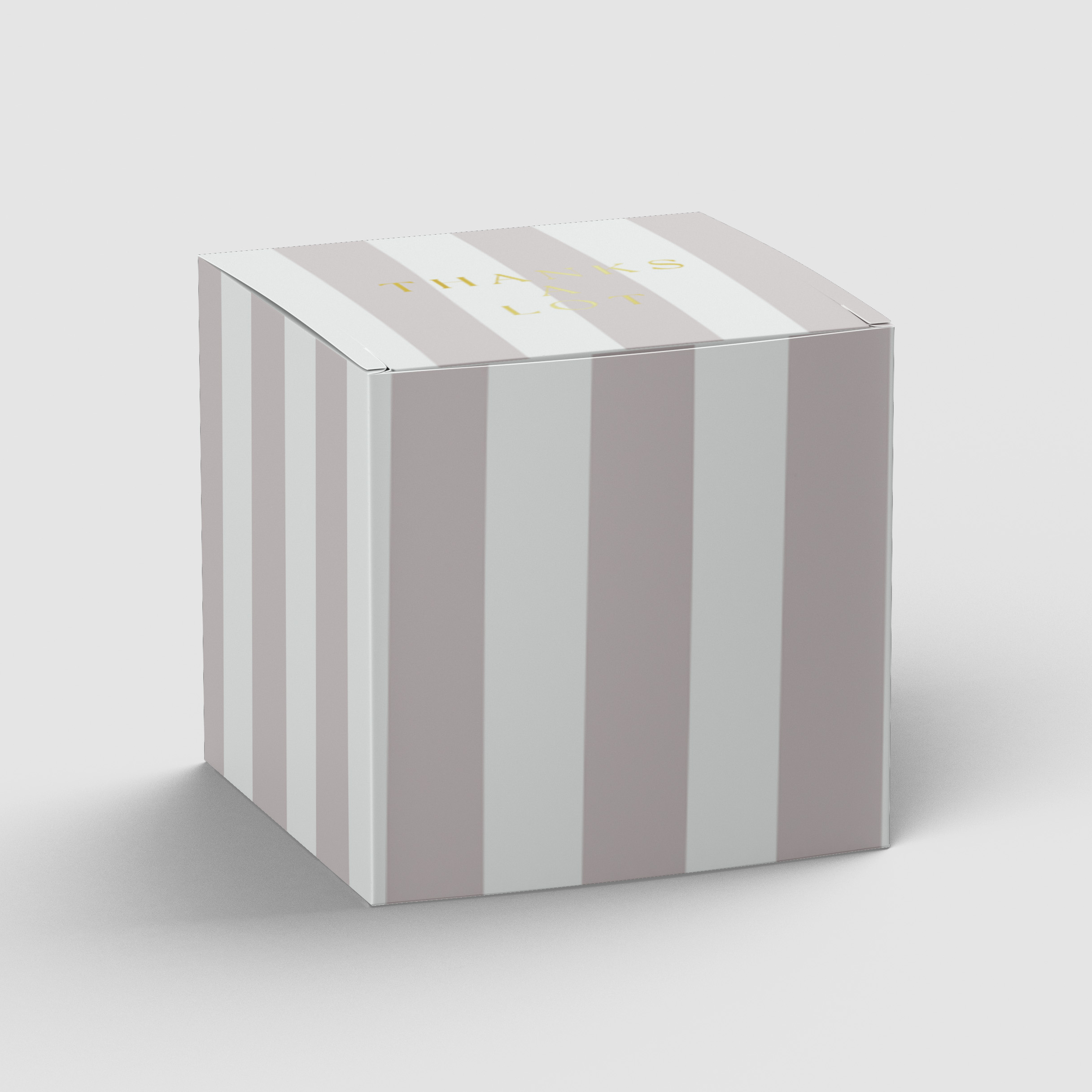 Doopsuikerdoosje met strepen